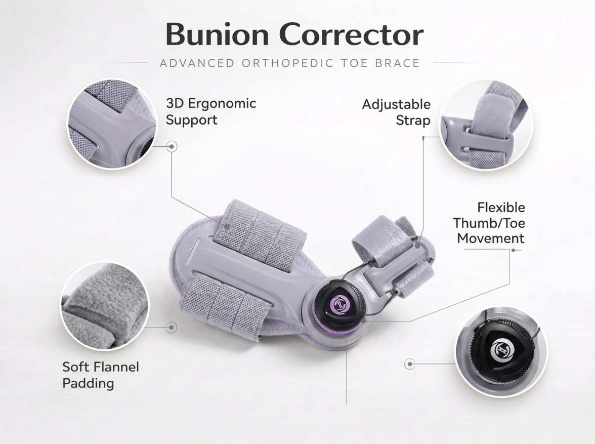 Toe Corrector (Pain Relief & improve Toe Posture)